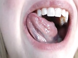 Pre-op Tonsils Preview - Reyna Mae - Bbw Gullet Tour Mouth...