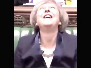 Theresa May Jerking Of In The Parliament