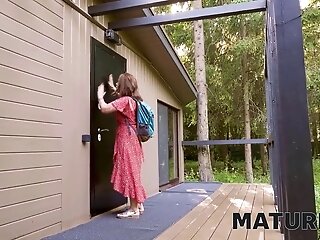 Ginger-haired Granny Gets Sated By Stranger's Hard Hard-on In...