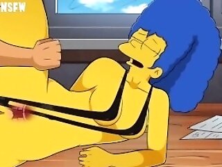 Marge Simpson Gams Spread Vaginal Internal Cumshot - Fuck Hole...