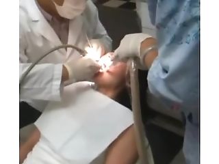 Dental Drilling For Nice Woman