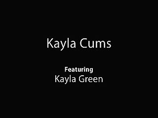 Astonishing Huge-boobed Kayla Green Takes Off And Fingerfucks Her...