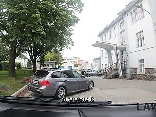 Law4k. Woman Was Going To Steal Car But Was Caught And Fucked By...