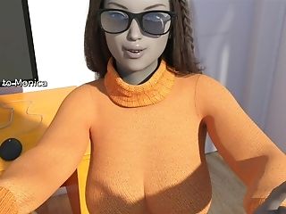 Three Dimensional Animation Pornography With Buxom Dark-haired Stunner